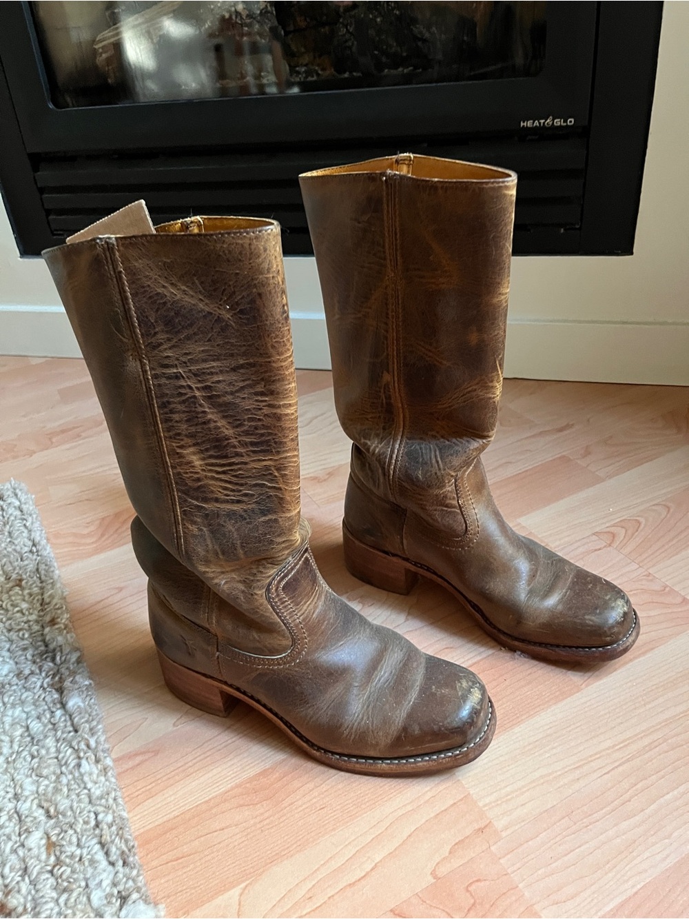 Frye Vintage Brown Campus Boots